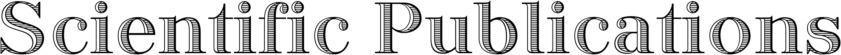 Scientific Publications